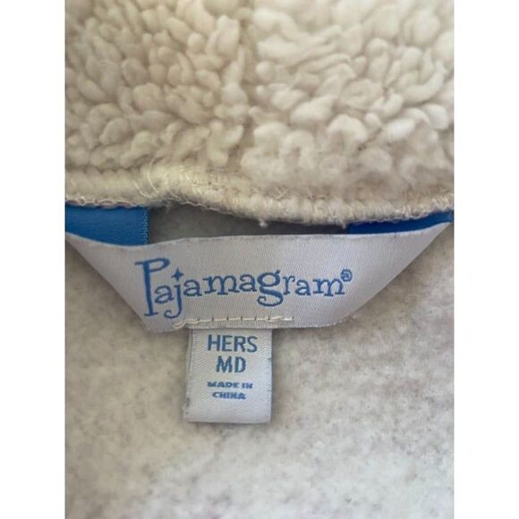 PajamaGram Chalet Shearling Rollneck Pajamas (Medium) - Picture 3 of 5